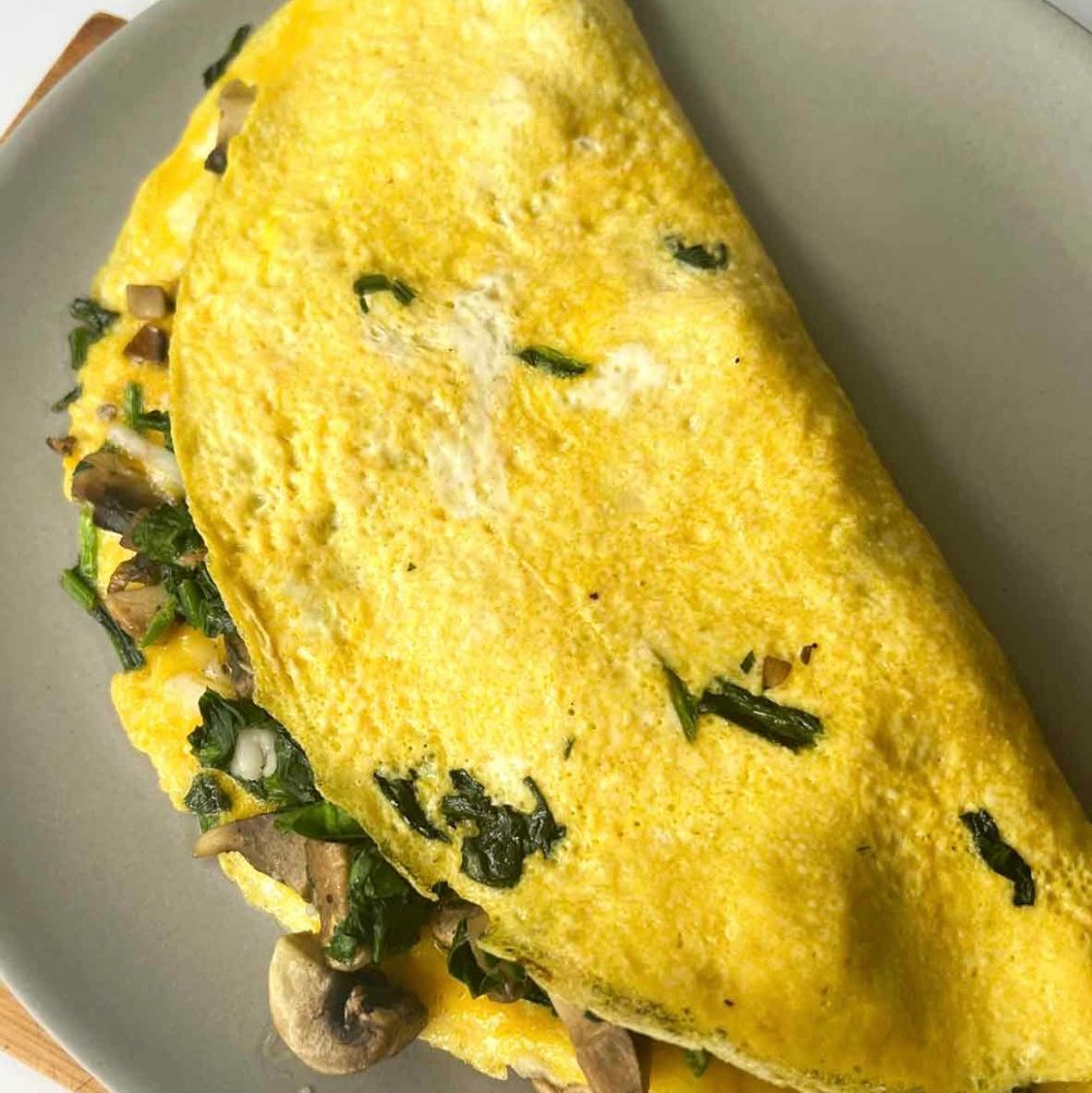 Mushroom Omelette.