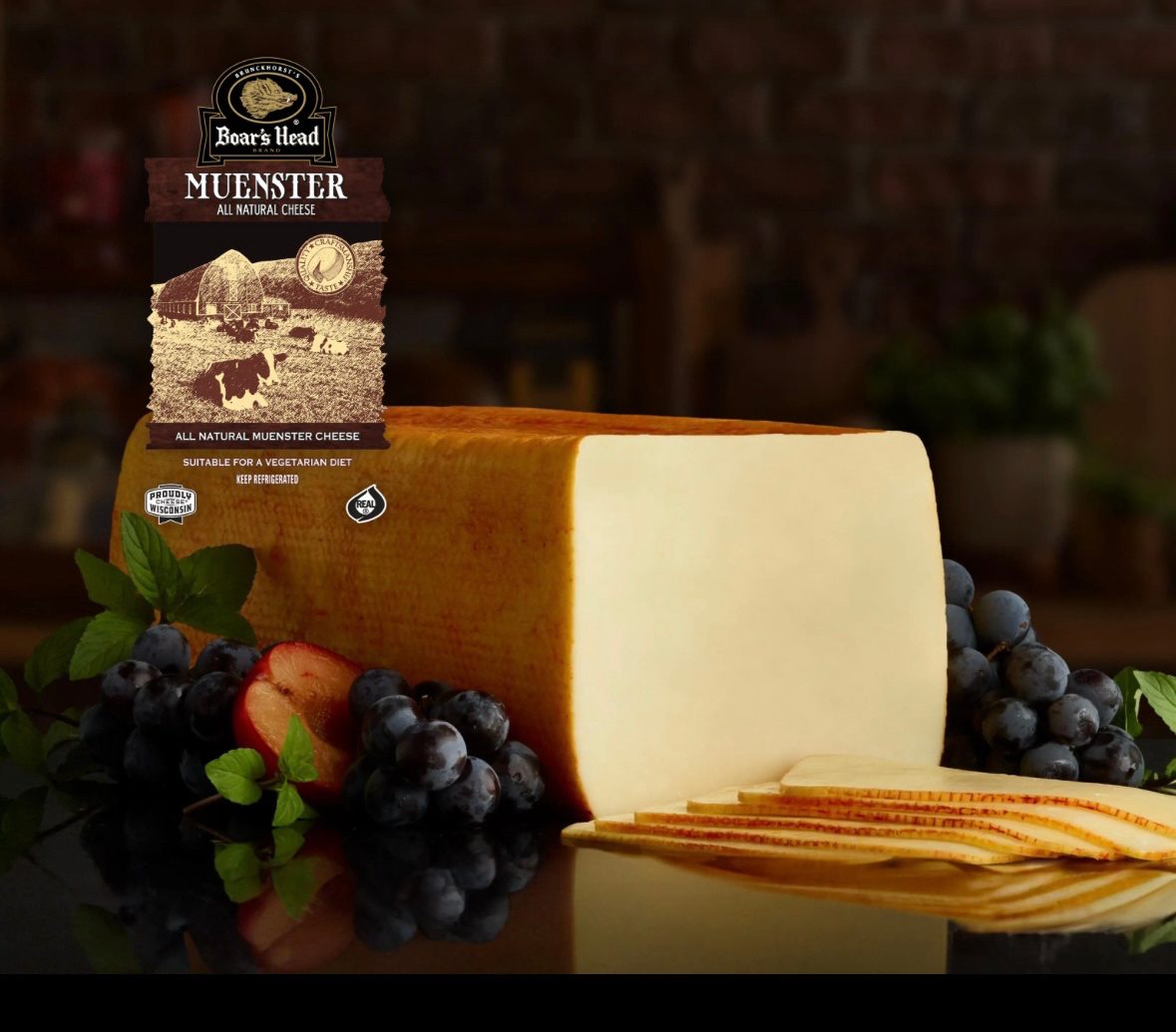 Muenster Cheese (1/2 Lb).