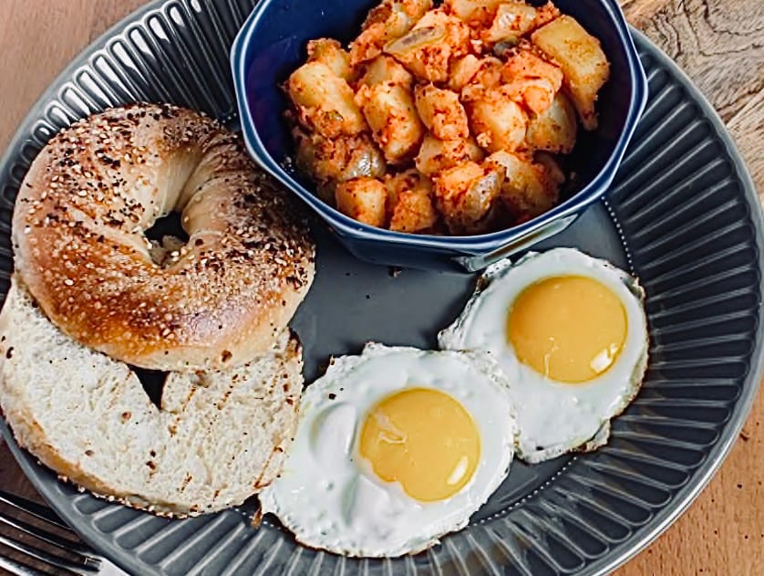 Double Eggs Platter.