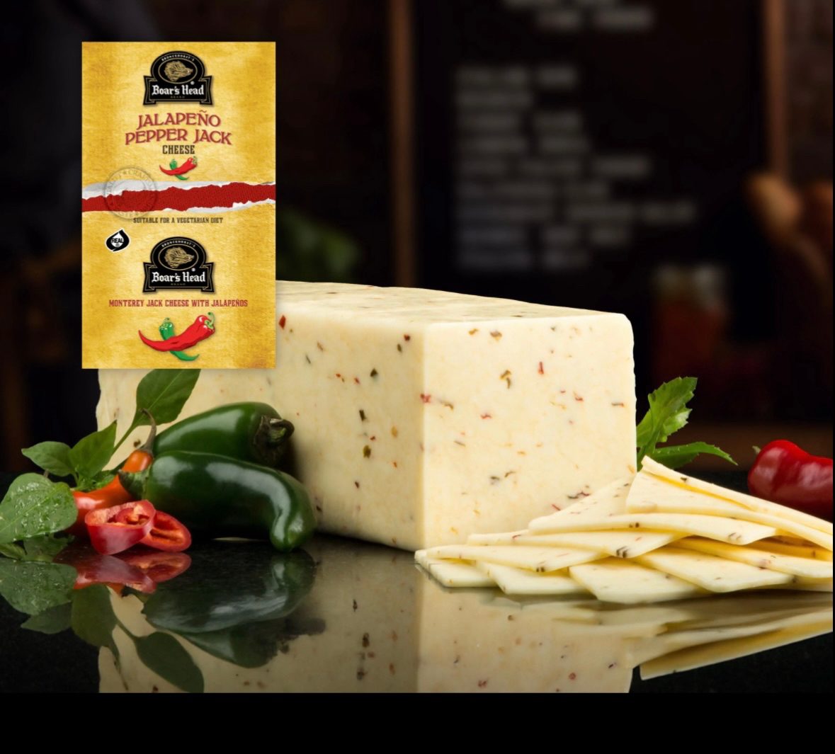 Pepper Jack Cheese (1/2 Lb).