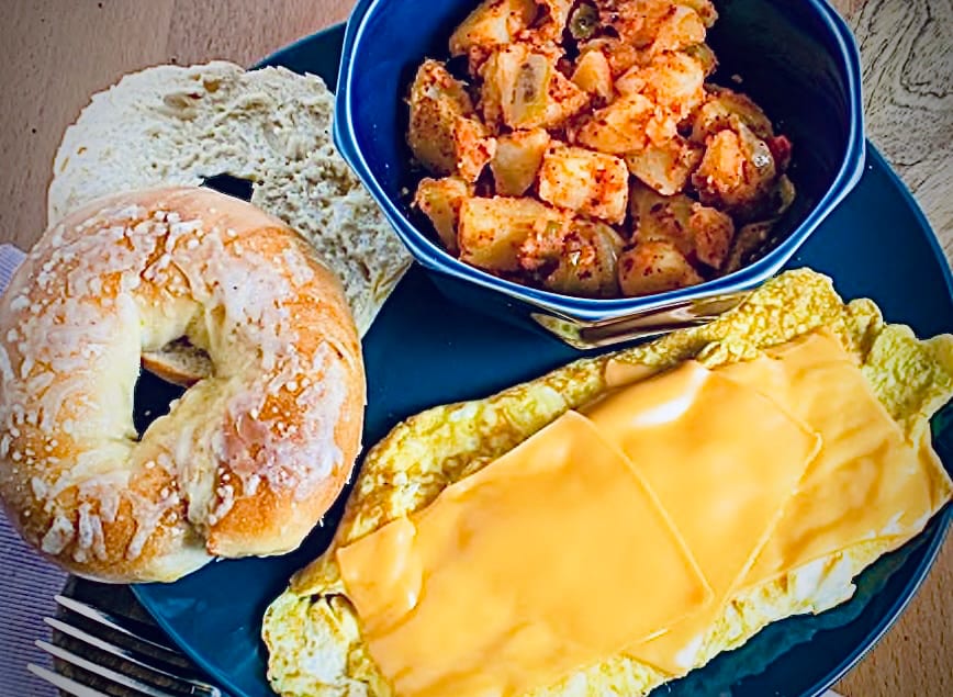 Cheese Omelette Platter.