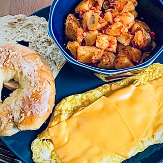 Cheese Omelette Platter