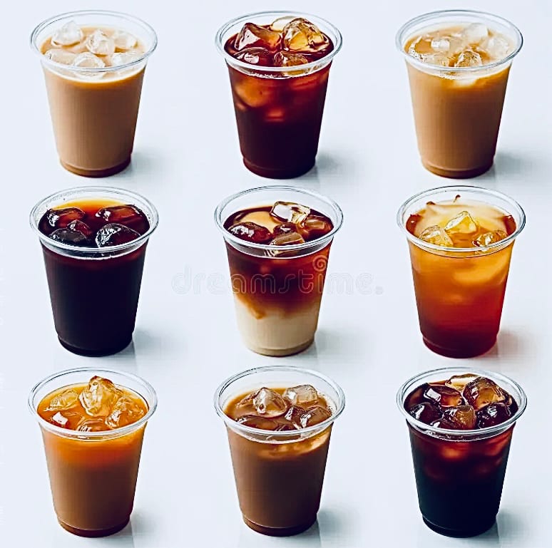 Iced Flavored Coffee.