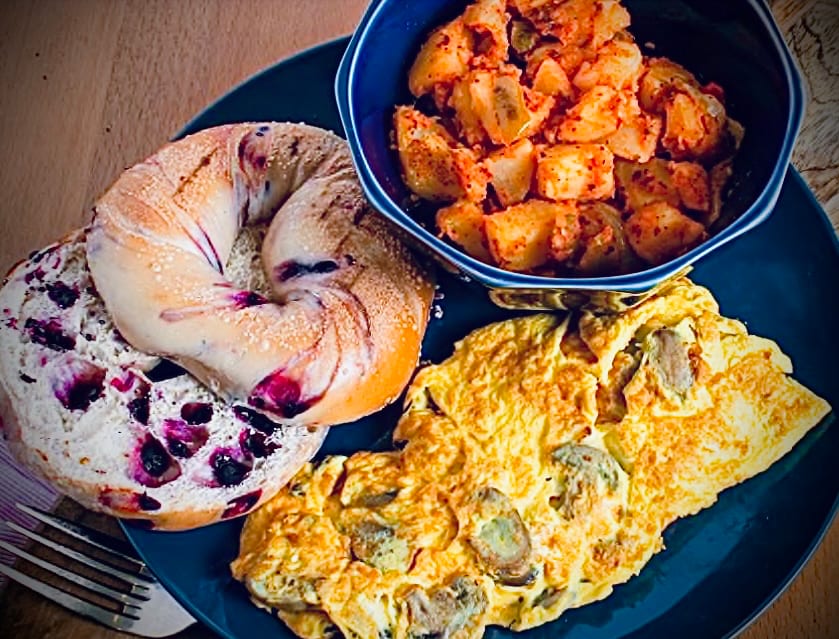 Mushroom Omelette Platter.