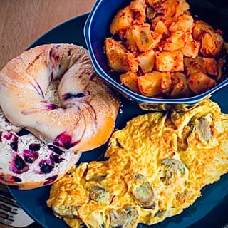 Mushroom Omelette Platter