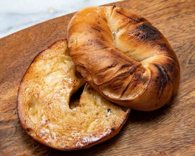 Butter on a Bagel.