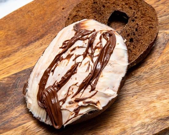Nutella Cc on a Bagel.
