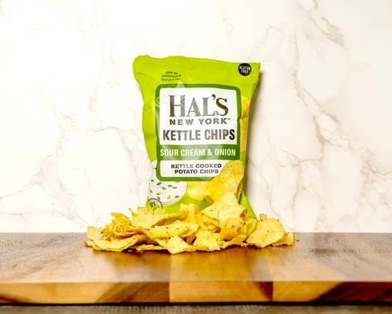 Hal's New York Kettle Chips (Sour Cream & Onion).
