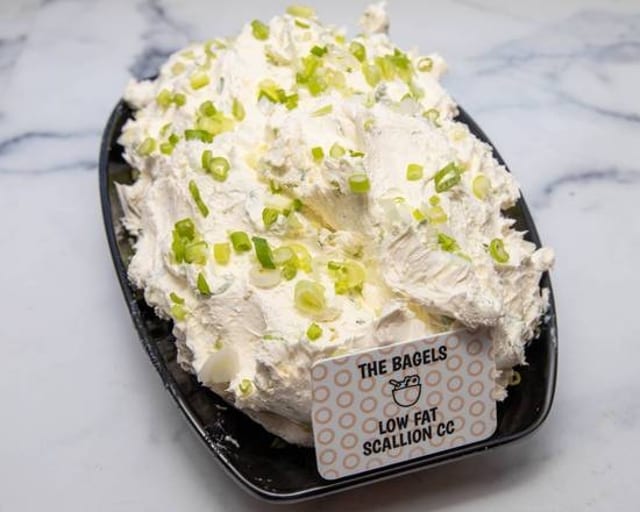 1/2 lb Low Fat Scallion Cream Cheese.