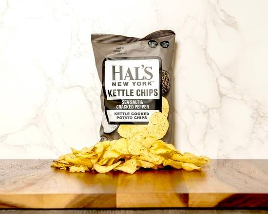 Hal's New York Kettle Chips (Sea Salt & Cracked Pepper).