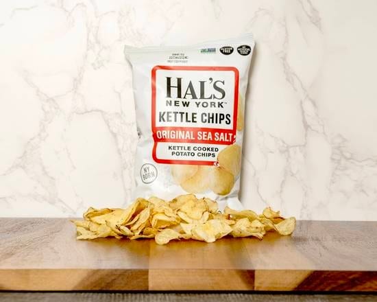 Hal's New York Kettle Chips (Original Sea Salt).