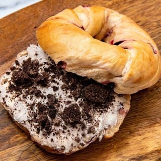 Oreo Cc on a Bagel