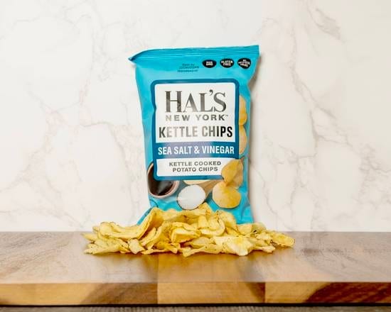 Hal's New York Kettle Chips (Sea Salt & Vinegar).